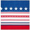 The Lakeside Collection USA Striped Shower Curtain