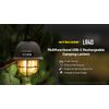 NITECORE LR40 Multifunctional Rechargeable Camping Lantern 100 Lumens w/ Eco-Sen