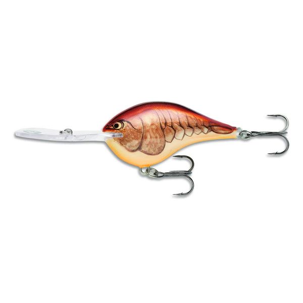 Rapala Dives-to Series Custom Ink Lure, Size 10, 2 1/4" Length, 6' Depth, 2 Number 4 Treble Hooks, Mule, Per 1, Multicolor, One Size, DT10MULE