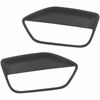 2pcs Front Door Panel Black Insert Hard Cover Kit Fit For 05-09 Ford Mustang