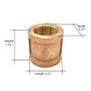 Thrifco 5318019 3/8 Inch Brass Coupling