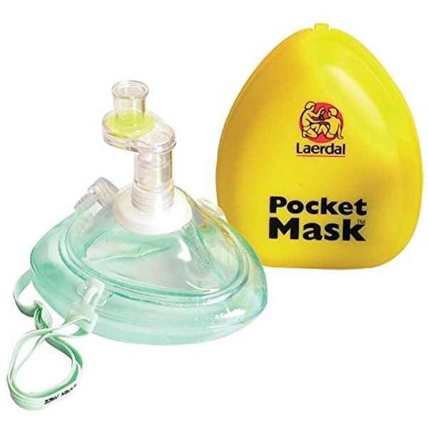 Laerdal Pocket Face Mask Complete with O2 Inlet Soft Case A513SP