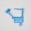 100 - Plastic Padlock Seals, Drug Lock Consecutively Numbered, Blue 7906