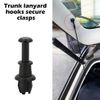 4-Pack Black Parcel Shelf String Clips (1M6867574A) - Durable Boot Shelf Retainer Clips for Car Accessories