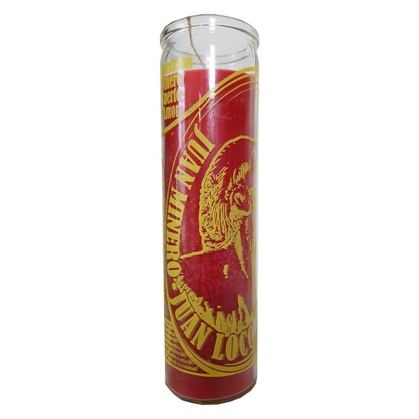 Juan Minero (Juan Loco) Red Candle