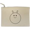 'Space Hopper' Canvas Clutch Bag/Accessory Case (CL00044554)