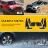 4 PCS FRONT+REAR SPLASH GUARDS MUD FLAPS Fender SET For Toyota Corolla 2002-2005