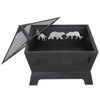 Barrone Fire Pit Outdoor Patio Garden Backyard  Stove Firepit Brazier Fireplace