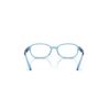 Ray-Ban Kids' RY1904 Rectangular Prescription Eyewear Frames, Transparent Blue/Demo Lens, 44 mm