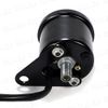 Motorcycle Digital Speed Tachometer 12V LED Mechanical Odometer 7 Color Switching Backlight Universal (Black)