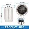 A ABSOPRO Motorcycle Exhaust Can Muffler Baffle Pipe 60mm Universal