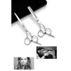 YFFSFDC Haircut Scissors Set, Haircut Scissors, Self Cut, Hair Cutting Scissors, Haircut Scissors, Hairdresser, Barber, Home Use, Set of 3