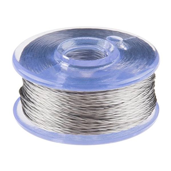 Electronics123.com, Inc. Conductive Thread Bobbin - 12m (Smooth, Stainless Steel)