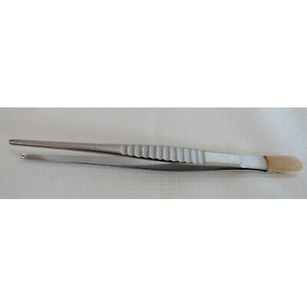 Pilling Teleflex 18-1133 Thumb Tissue Forceps 1 x 2 Teeth 7-1/8" Germany