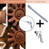 Hxszk Extended 7.5-Inch Sandblaster Nozzle - Durable Abrasive Blaster Nozzle Tips for Precision Blasting (Silver, 1 Pack)
