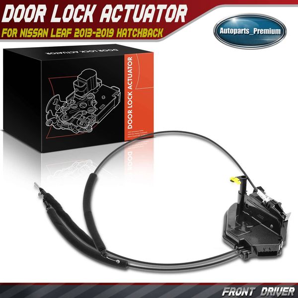 Front Left Door Lock Actuator for Nissan Leaf 2013 2014 2015 2016-2019 Hatchback