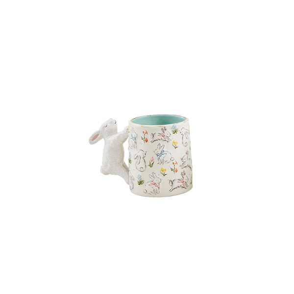 Mud Pie Bunny Easter 16 oz Mugs
