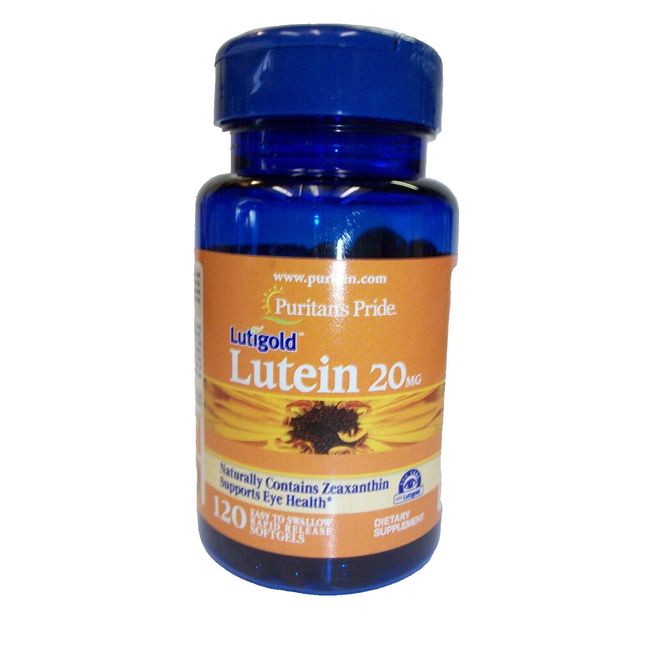 Puritan's Pride 20mg Lutein with Zeaxanthin - 120 Softgels