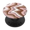 Liquid Swirl Abstract Pattern in Blush Neutral Pink Brown PopSockets Swappable PopGrip