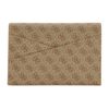 GUESS Noreen Latte Logo Clutch Bag, Latte logo