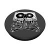 Cassette Tape Skull Blackwork PopSockets Swappable PopGrip