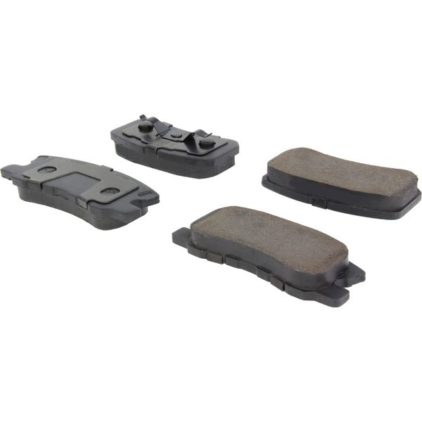 Centric 105.08680 Posi-Quiet Ceramic w/Shims and Hardware-Preferred (Rear)