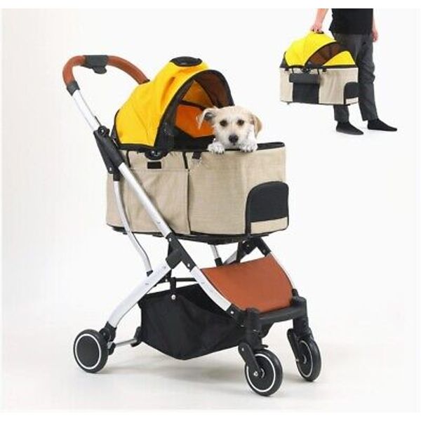 Pet Dog Stroller  Cat Stroller Foldable with Detachable Carrier KZLAA BRAND