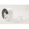 Berisfords Double Faced Satin Ribbon, White, 7 mm Width, 100 metre Length