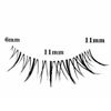 mikiwi False Eyelashes Natural Transparent False Eyelashes 4 Pairs (A07)