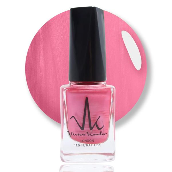 Shiny Baby Pink Classic Nail Polish Quick Drying Nail Varnish Long lasting No UV Need Vegan Nail Polish