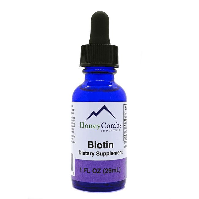 Biotin Vitamin B7 Liquid Hair, Nails & Skin Vitamin - Liquid Supplement