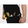 Life Flavor Heavy Duty Canvas Work Apron,Tool Pockets, Back Straps Adjustable（black）