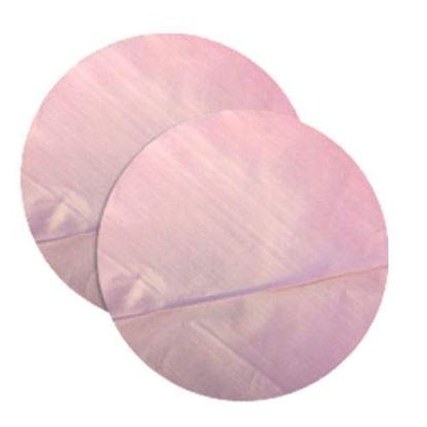 Pink Tinted 4 Inch Polythene Plastic Burger Separator Discs - 250 Pack Non-Stick