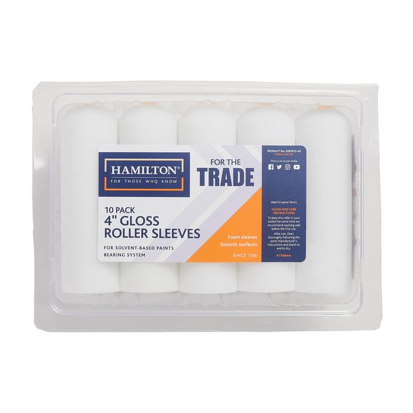 HAM Trade 4" MIN Foam Sleeve 10PK