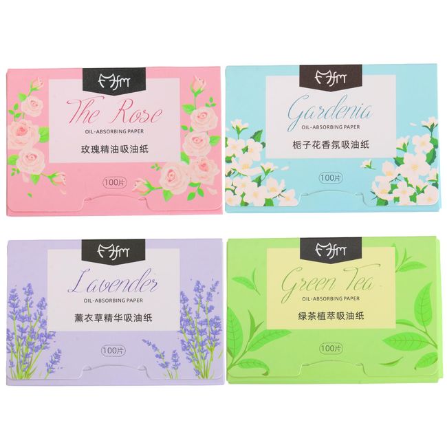 Acooruiteng LöSchpapier Tragbar Blotting Paper Oil Control Paper Blotting Paper Gesicht Mattierende Tücher für Ölige und Fettige Haut Öl-Löschpapier Gesicht für Fettige Hautpflege Alltag(400 Stück)