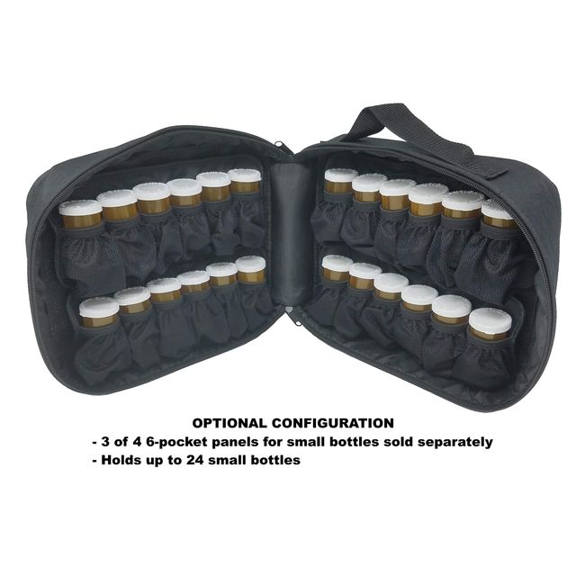  StarPlus2 Large Padded Modular Pill Bottle Organizer, Medicine  Bag, Case, Carrier for Medications, Vitamins, and Medical Supplies - for  Home Storage and Travel - Black (Without Lock) : Health & Household