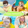 Vvinca Kids Swimming Goggles with Nose Guard