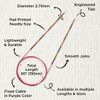 KnitPro Symfonie Fixed Circular Needles 60" (150cm) | 2.75mm