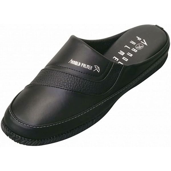 Arnold Palmer AP2073 Men's Slippers, (009) black