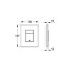 GROHE Even Flush Plate Alpine White 38966SH0