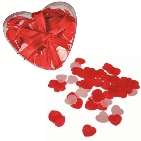 Bath Confetti, Hearts, ca. 20 g in PVC Gift Box