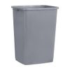 Superio Large Kitchen Trash Can 13 Gallon, 52 Qt Waste Bin, Grey