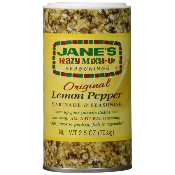 Jane's Krazy Lemon Pepper Marinade & Seasoning - 2.5 oz