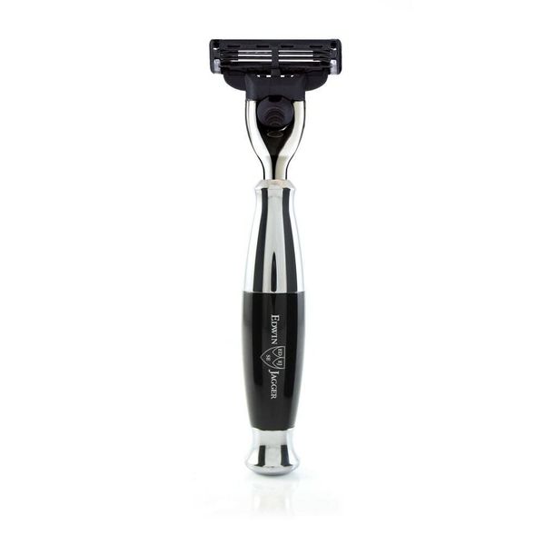 Edwin Jagger Black & Chrome Mach 3 Razor