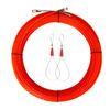 15M Wire Puller Cable Pulling Rod Fish Cable Fastener Wire Puller Orange Fish Tape