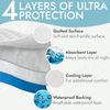 Epica Premium Ultra Plus Waterproof Sheet Protector Bed Pad, Under-pad, Quilted, Waterproof, and Washable, 34" x 52" for Children or Adults with Incontinence (1-Pack) 500 Washes