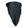 Black Dual Bubble Windshield Windscreen For Yamaha YZF R6 2003-2005 2004 PMMA