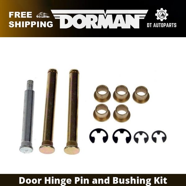 For 2011 Ram Dakota Dorman Door Hinge Pin and Bushing Kit Front