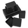 9 Pcs ABS Plastic Project Box, Waterproof Electronic Enclosure Case, Surface-Mounted Adaptable Box, Black/62x62x20mm