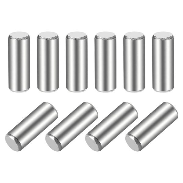 sourcing map 5 x 14mm(Approx 13/64") Dowel Pin 304 Stainless Steel Wood Bunk Bed Dowel Pins Shelf Pegs Support Shelves 10Pcs